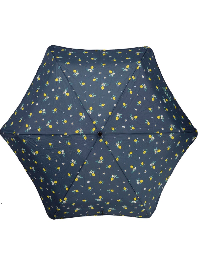 Paraguas  xtra solide antideslizante, 23 cm, repelente al agua, apertura/cierre mujer isotoner Azul Amarillo - Kiabi