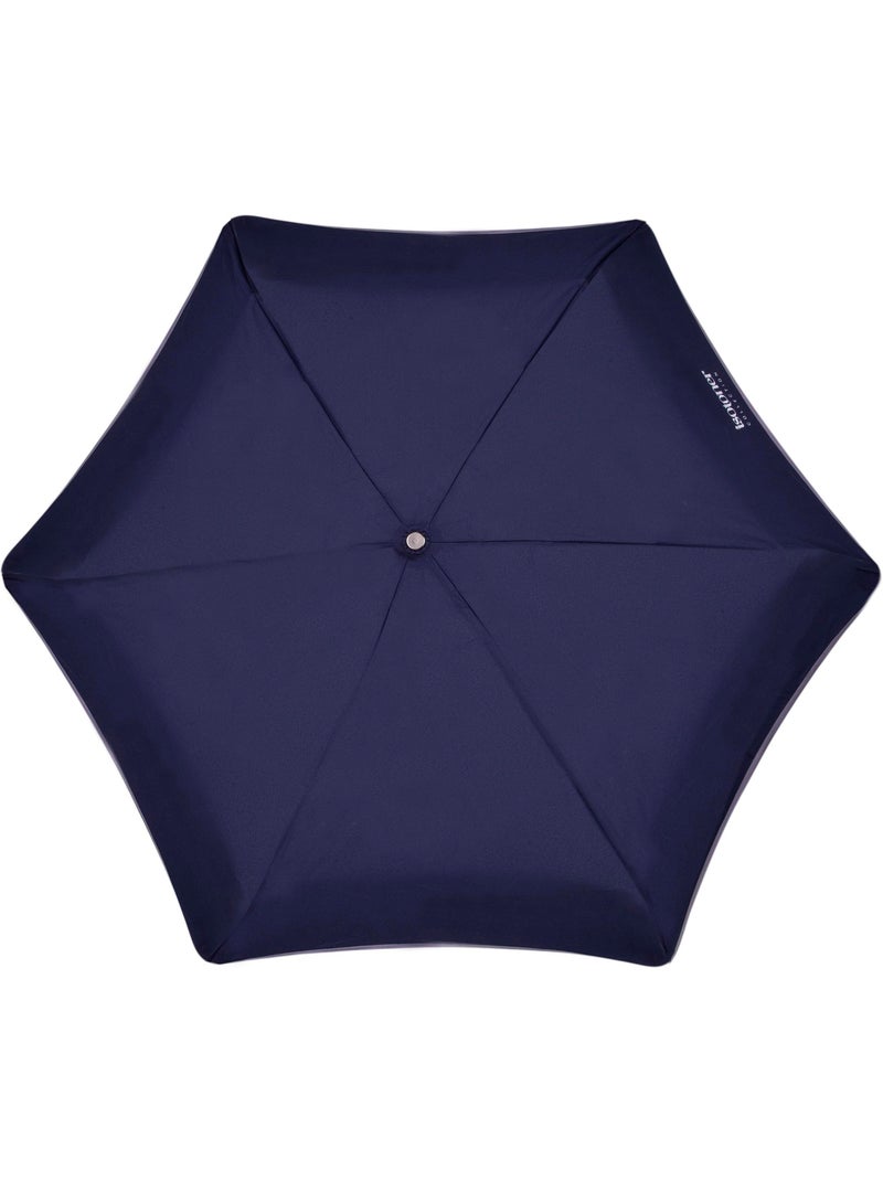 Paraguas  xtra solide antideslizante, 23 cm, repelente al agua, apertura/cierre mujer isotoner Azul Azul marino - Kiabi