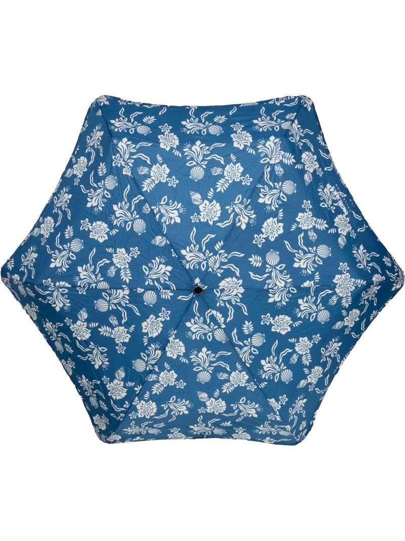 Paraguas  xtra solide antideslizante, 23 cm, repelente al agua, apertura/cierre mujer isotoner Azul Blanco - Kiabi