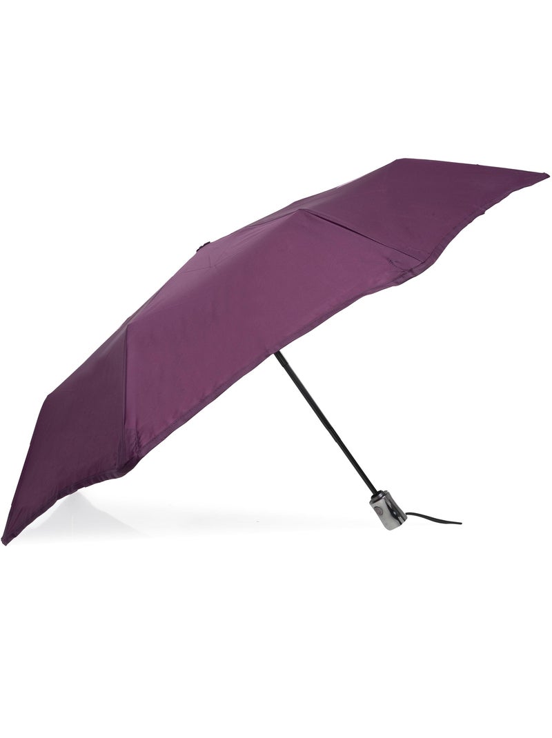 Paraguas  xtra solide antideslizante, 23 cm, repelente al agua, apertura/cierre mujer isotoner Ciruela - Kiabi