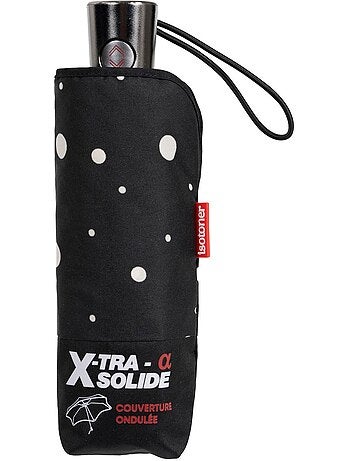 Paraguas xtra solide antideslizante, 23 cm, repelente al agua, apertura/cierre mujer isotoner