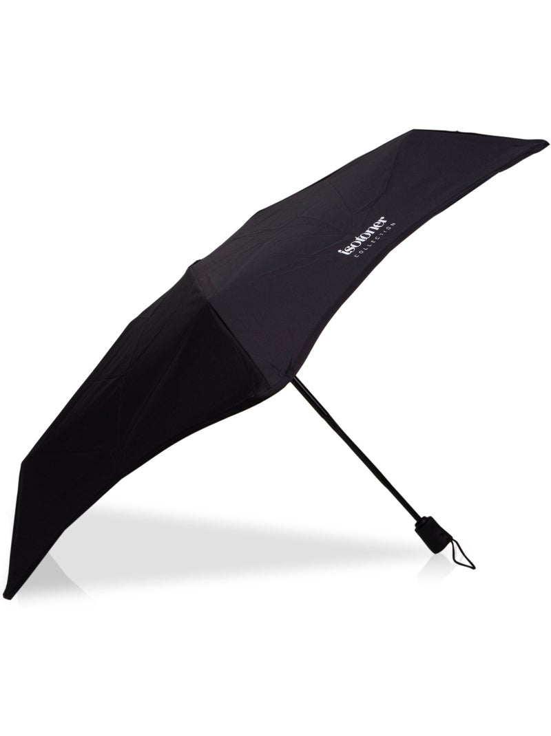 Paraguas  xtra solide antideslizante, 23 cm, repelente al agua, apertura/cierre mujer isotoner Negro - Kiabi
