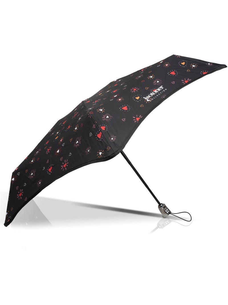 Paraguas  xtra solide antideslizante, 23 cm, repelente al agua, apertura/cierre mujer isotoner Rojo - Kiabi