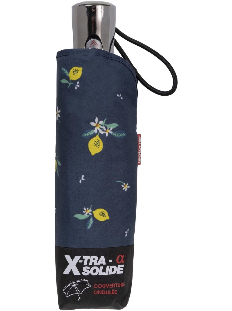 Paraguas  xtra solide antideslizante, 28 cm, repelente al agua, apertura/cierre mujer isotoner Azul Amarillo - Kiabi