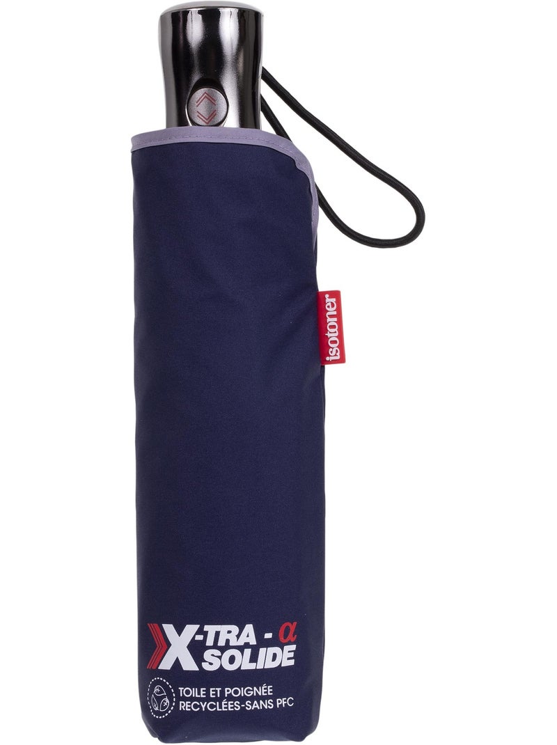 Paraguas  xtra solide antideslizante, 28 cm, repelente al agua, apertura/cierre mujer isotoner Azul Azul marino - Kiabi