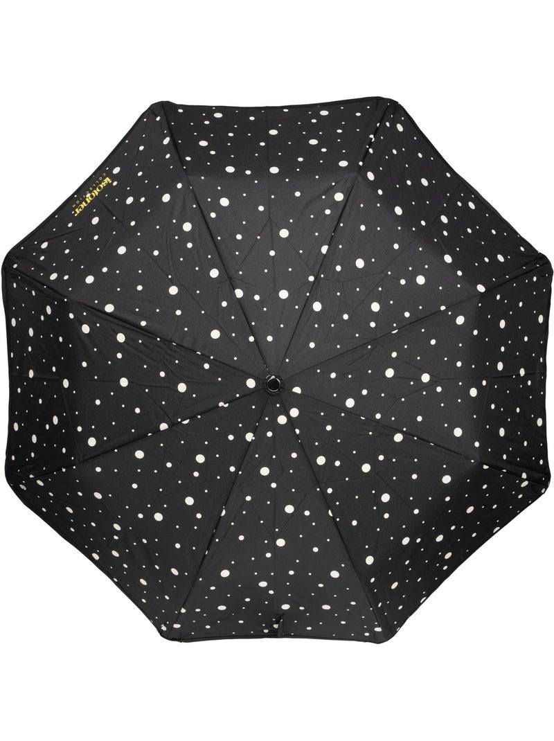 Paraguas  xtra solide antideslizante, 28 cm, repelente al agua, apertura/cierre mujer isotoner Negro Amarillo - Kiabi