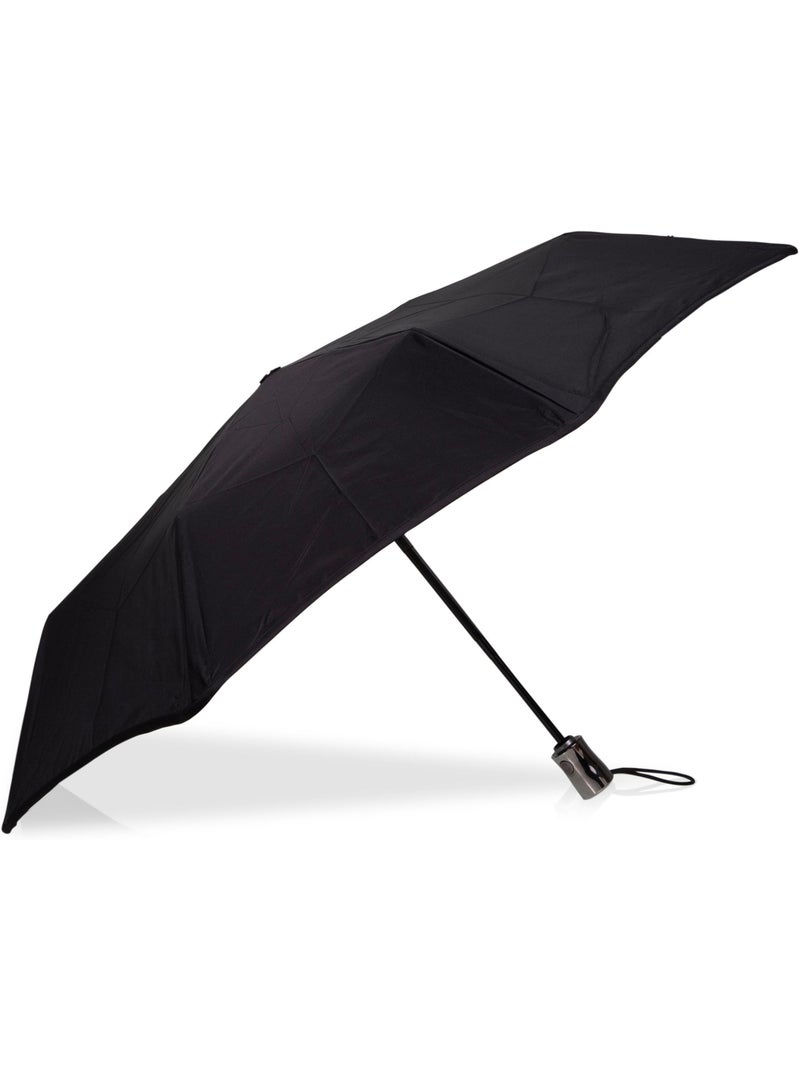 Paraguas  xtra solide antideslizante, 28 cm, repelente al agua, apertura/cierre mujer isotoner Negro - Kiabi