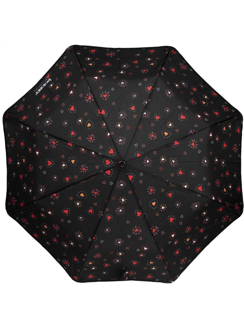 Paraguas  xtra solide antideslizante, 28 cm, repelente al agua, apertura/cierre mujer isotoner Rojo - Kiabi