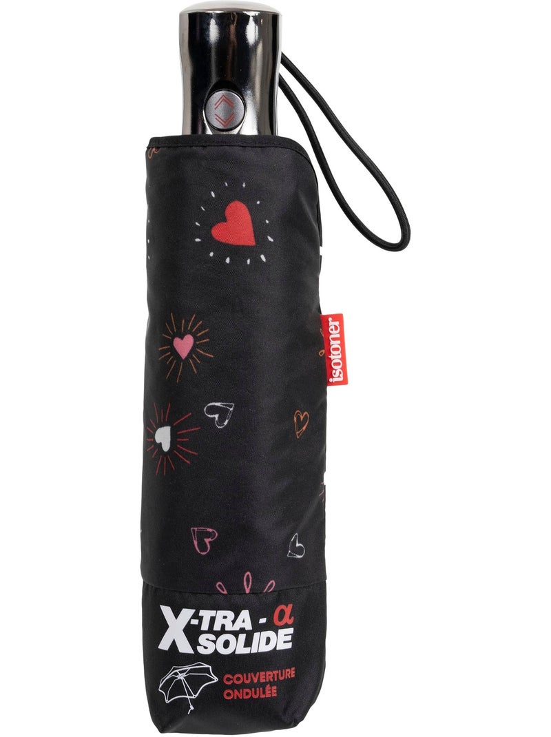 Paraguas  xtra solide antideslizante, 28 cm, repelente al agua, apertura/cierre mujer isotoner Rojo - Kiabi