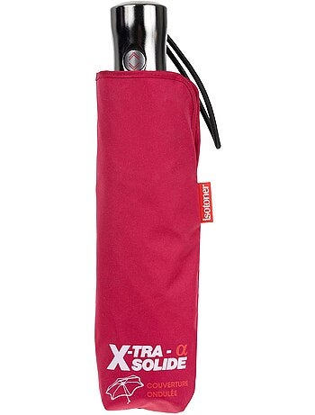 Paraguas xtra solide antideslizante, 28 cm, repelente al agua, apertura/cierre mujer isotoner