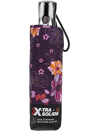 Paraguas xtra solide antideslizante, 28 cm, repelente al agua, apertura/cierre mujer isotoner