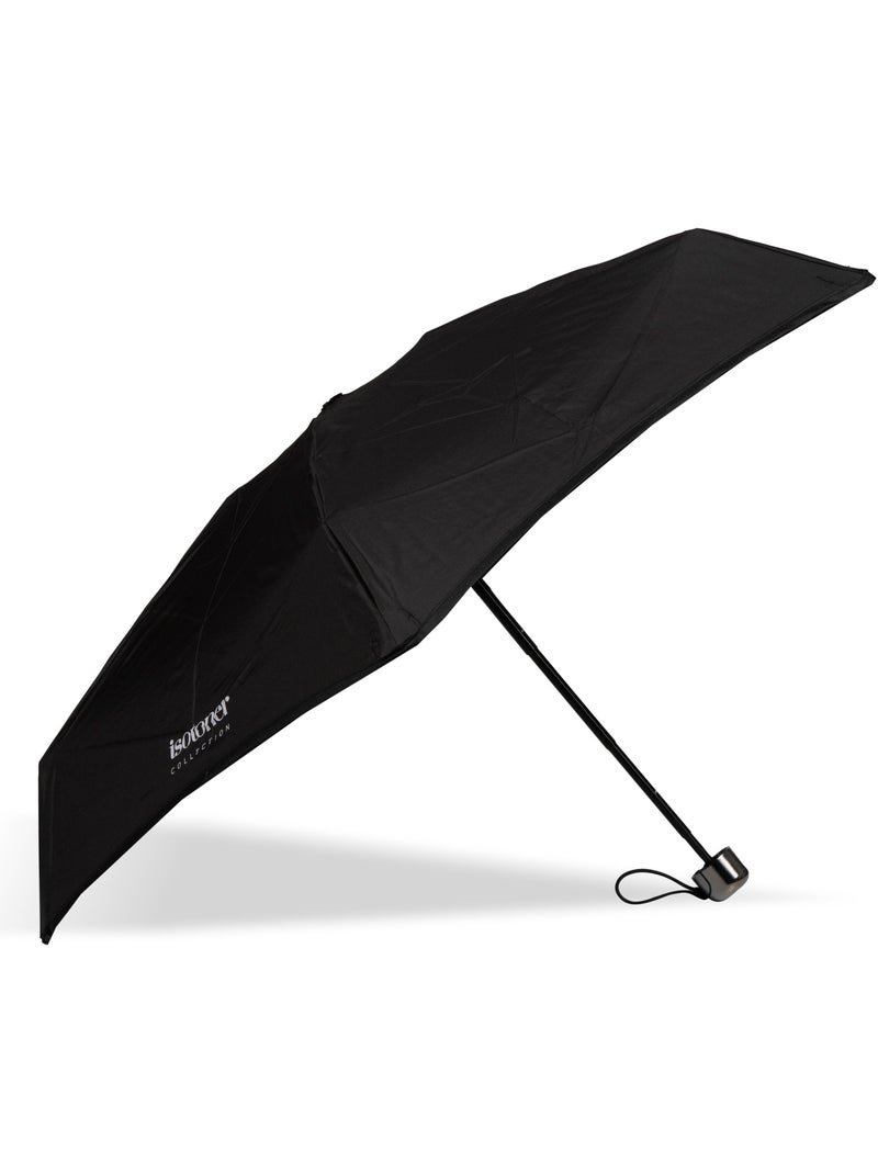 Paraguas  xtra solide: antideslizante, compacto y ligero, 17,5 cm, repelente al mujer isotoner Negro - Kiabi