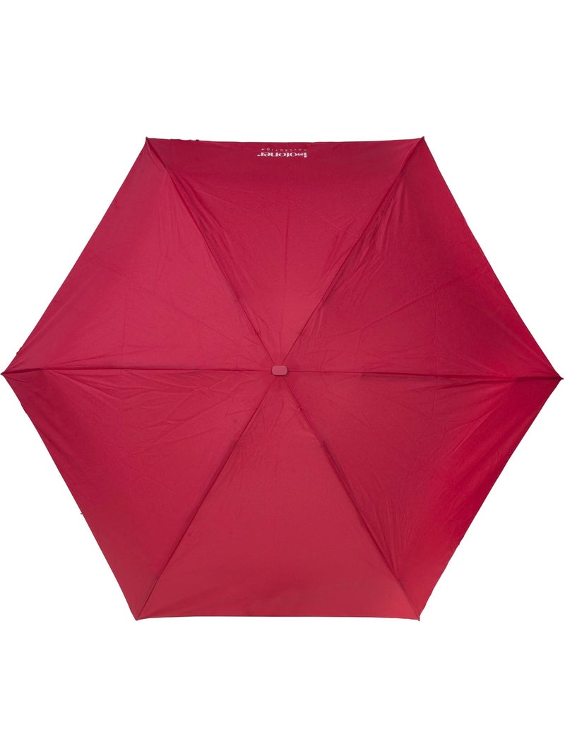 Paraguas  xtra solide: antideslizante, compacto y ligero, 17,5 cm, repelente al mujer isotoner Rosa frambuesa - Kiabi