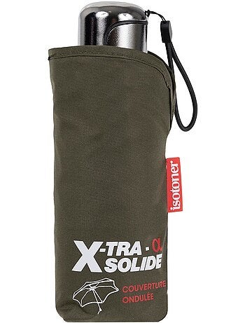 Paraguas xtra: resistente al vuelco, compacto y ligero, 17,5 cm, repelente al mujer isotoner