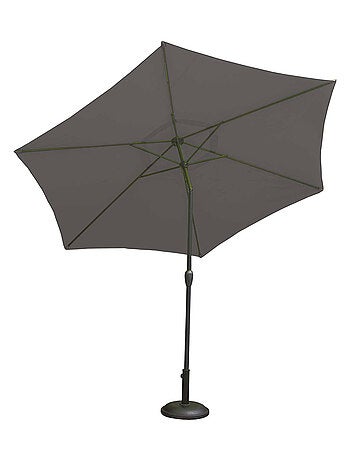 Parasol centrado y reclinable Ø 3 m en aluminio