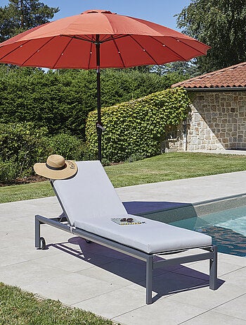 Parasol efecto paraguas compuesto de 16 varillas