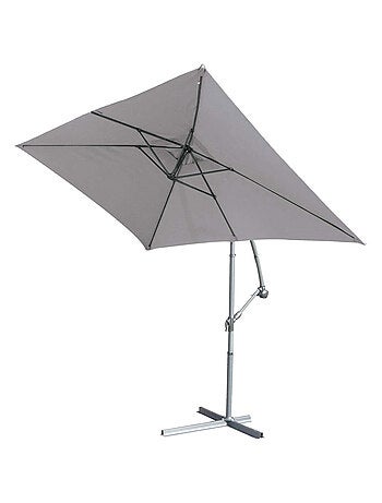 Parasol estructura de metal con pie desviado 3 x 2 m