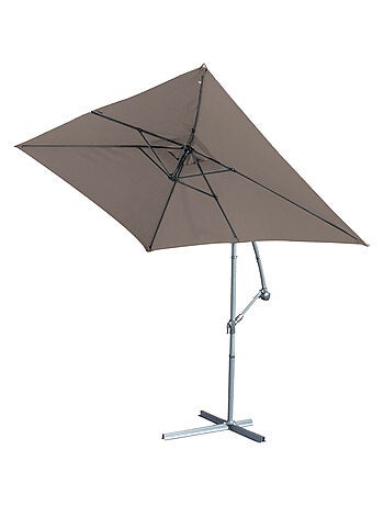 Parasol estructura de metal con pie desviado 3 x 2 m
