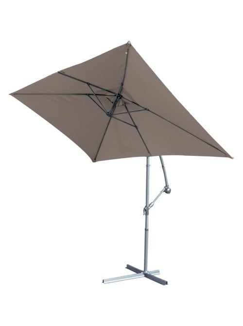 Parasol estructura de metal con pie desviado 3 x 2 m - Kiabi