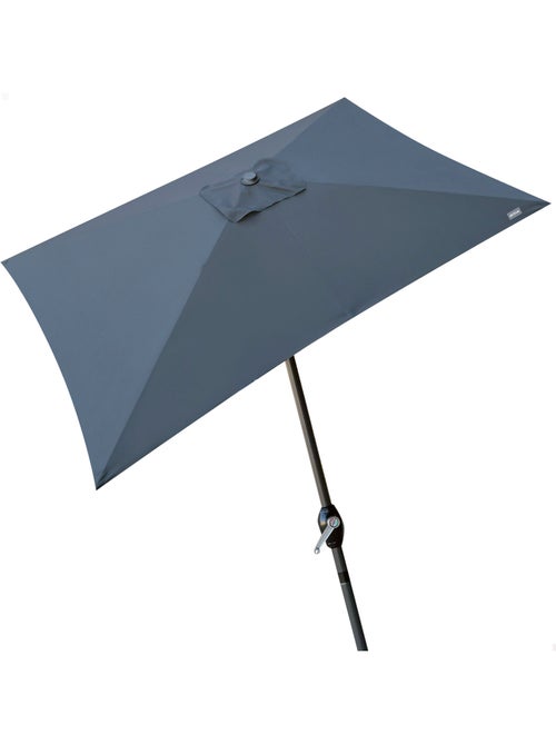 Parasol rectangular 200x300cm antracita mástil aluminio Aktive Garden - Kiabi