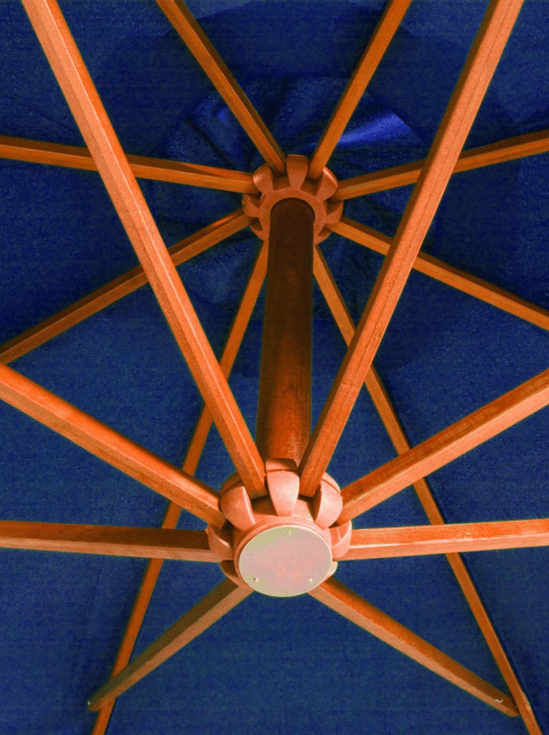 Parasol suspendido de madera Azul real - Kiabi