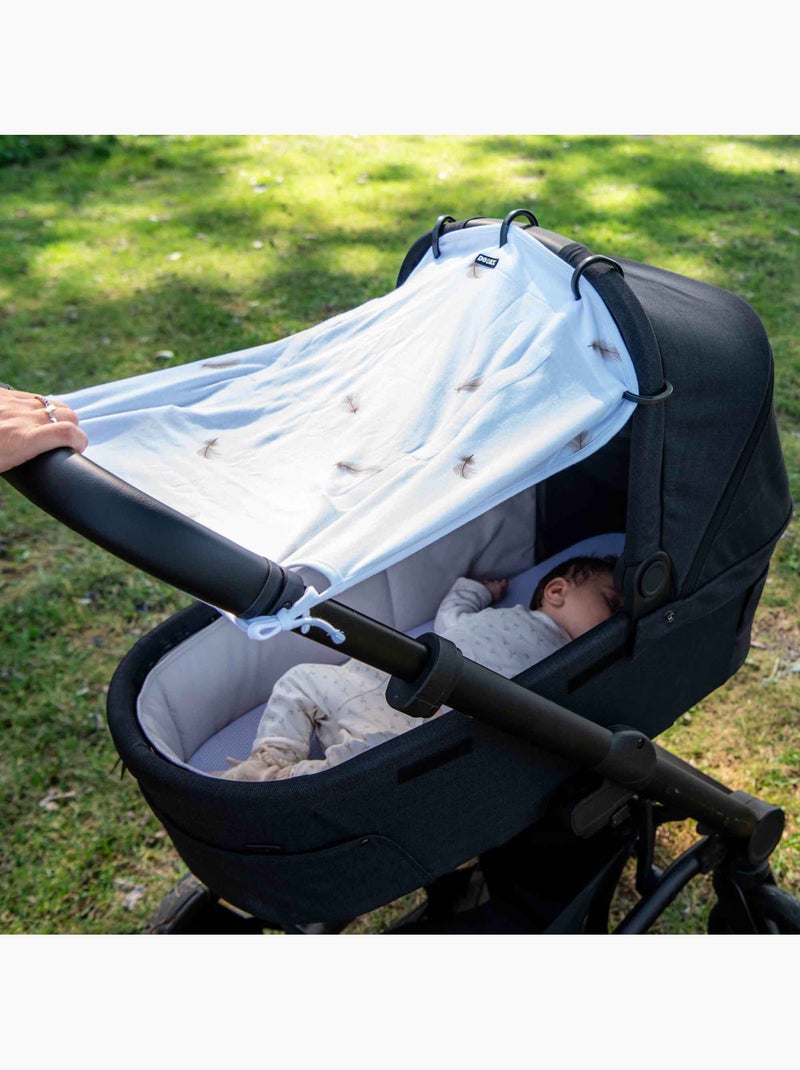 Parasol universal para cochecito y silla de auto | Dooky Blanco - Kiabi