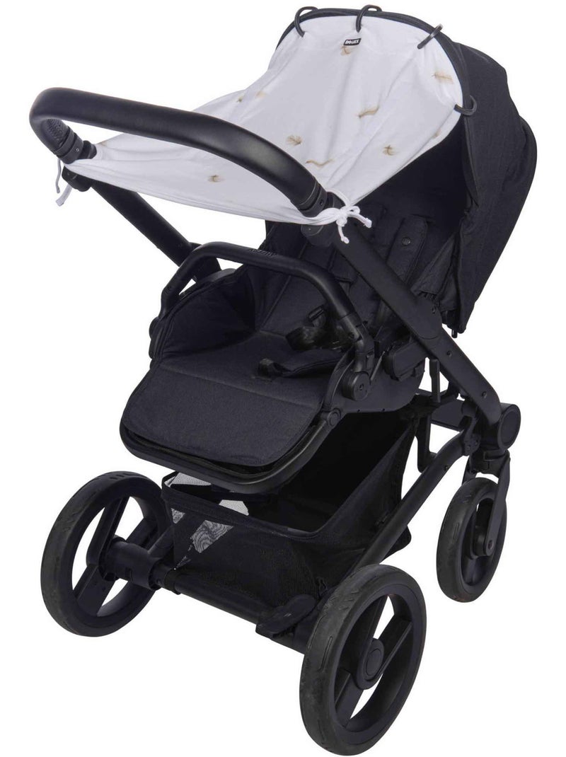 Parasol universal para cochecito y silla de auto | Dooky Blanco - Kiabi