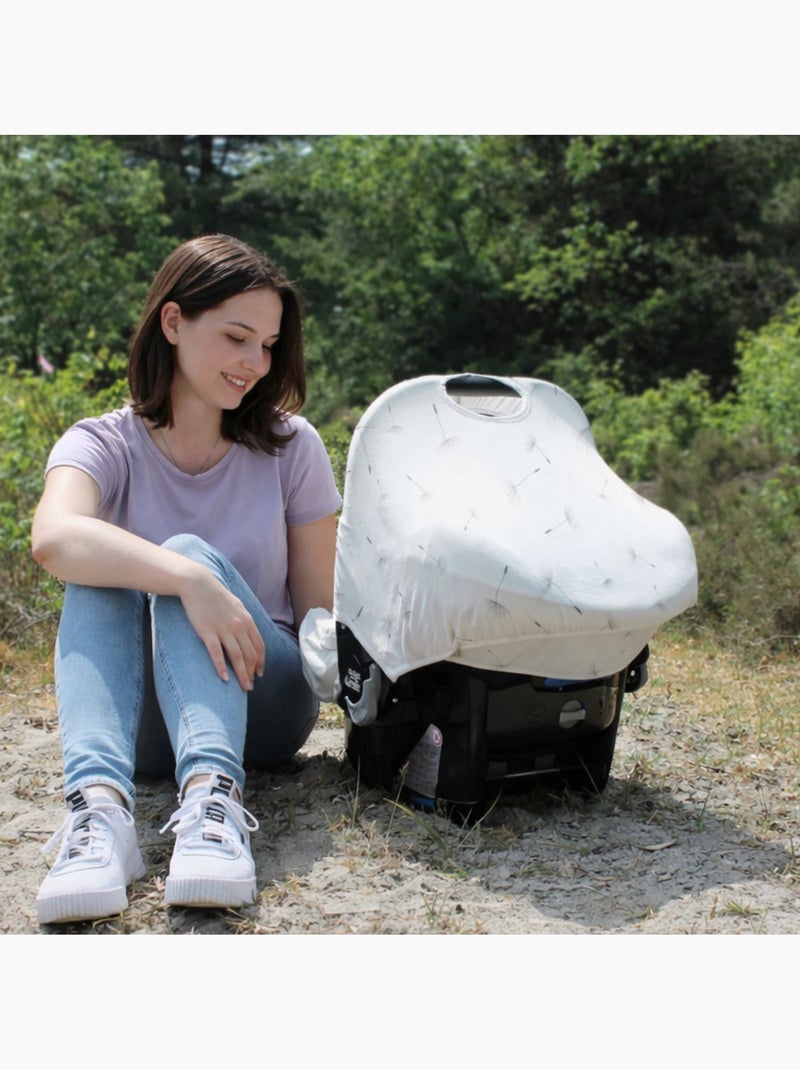 Parasol universal para cochecito y silla de auto | Dooky Blanco - Kiabi