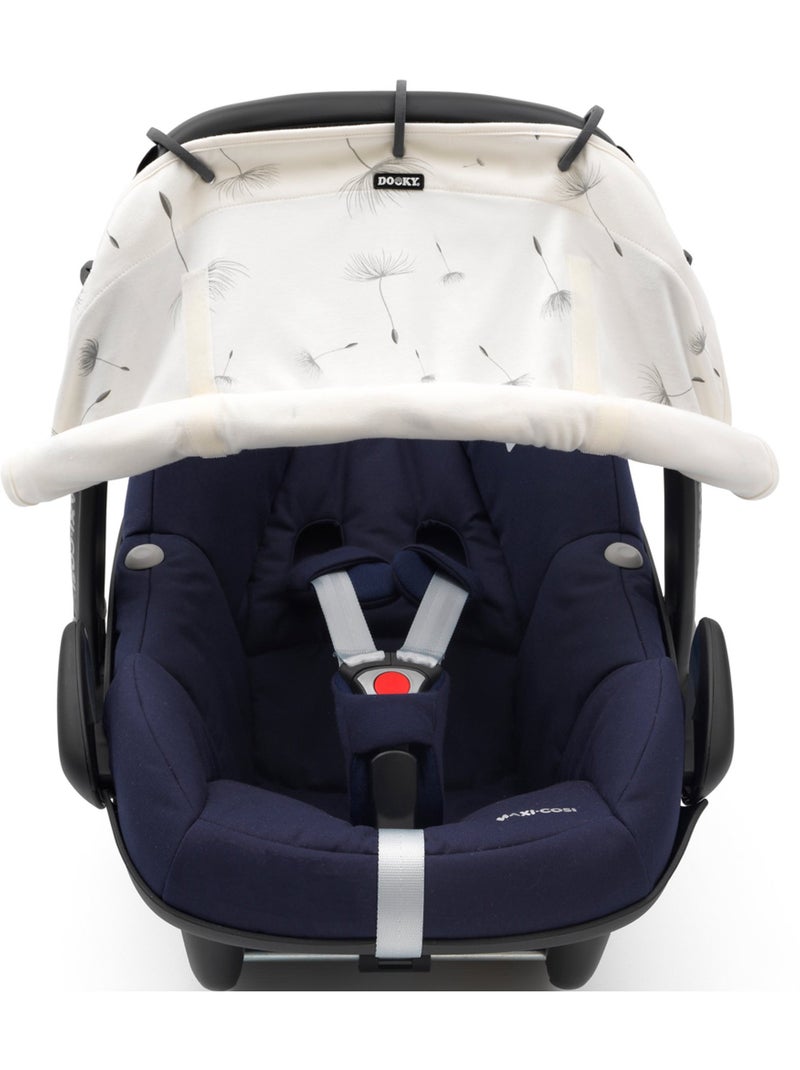 Parasol universal para cochecito y silla de coche | Dooky Blanco - Kiabi
