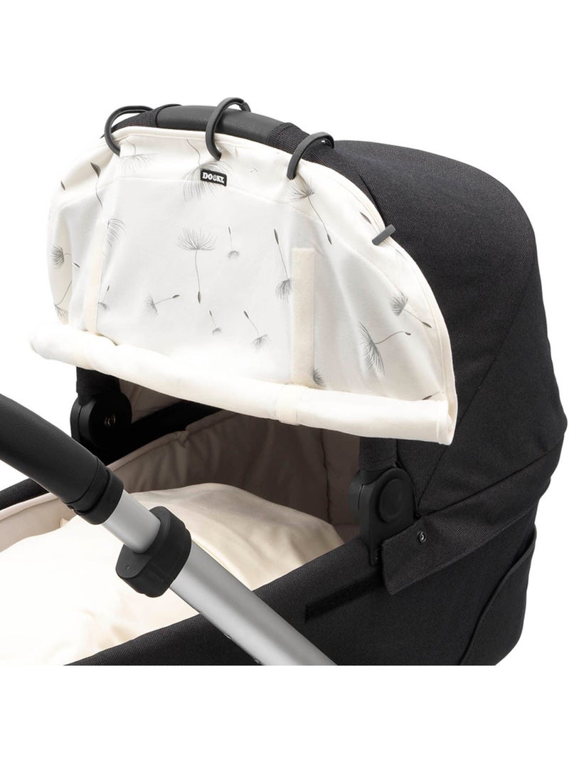 Parasol universal para cochecito y silla de coche | Dooky Blanco - Kiabi