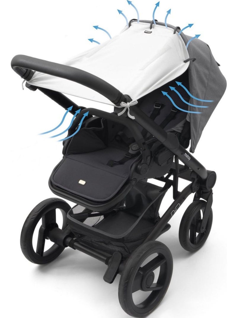 Parasol universal para cochecito y silla de coche | Dooky Gris - Kiabi