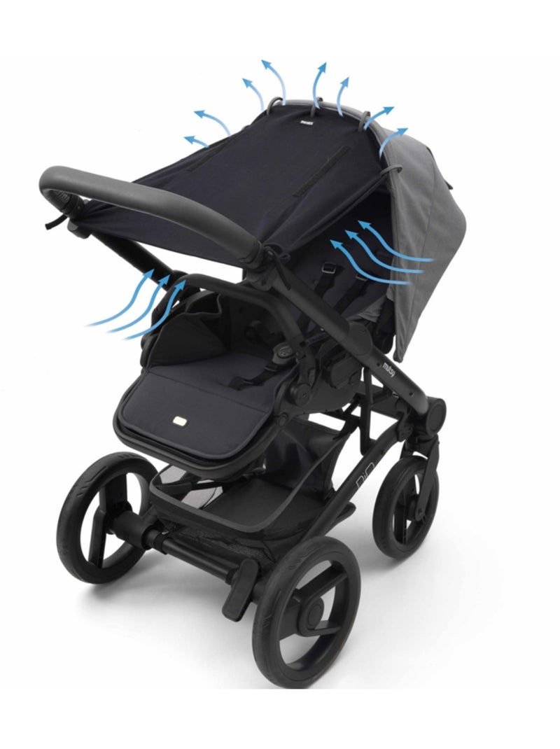 Parasol universal para cochecito y silla de coche | Dooky Negro - Kiabi