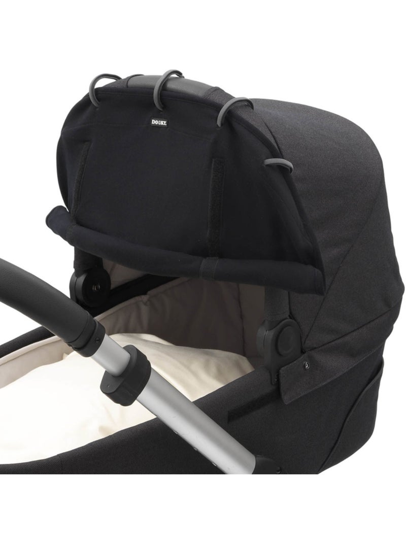 Parasol universal para cochecito y silla de coche | Dooky Negro - Kiabi