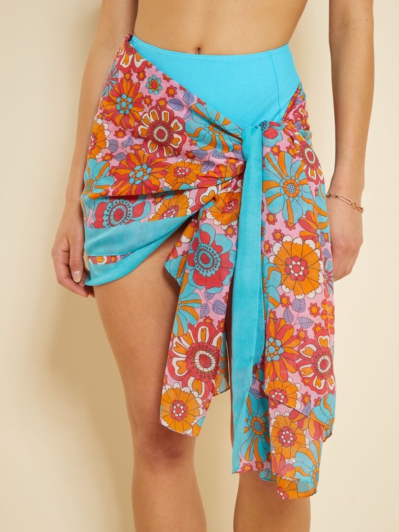 Pareo con hebilla AZUL Kiabi 10.00€