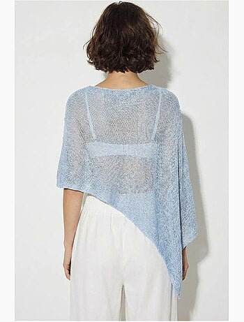 Pareo de playa de punto con cut-out para mujer lucci