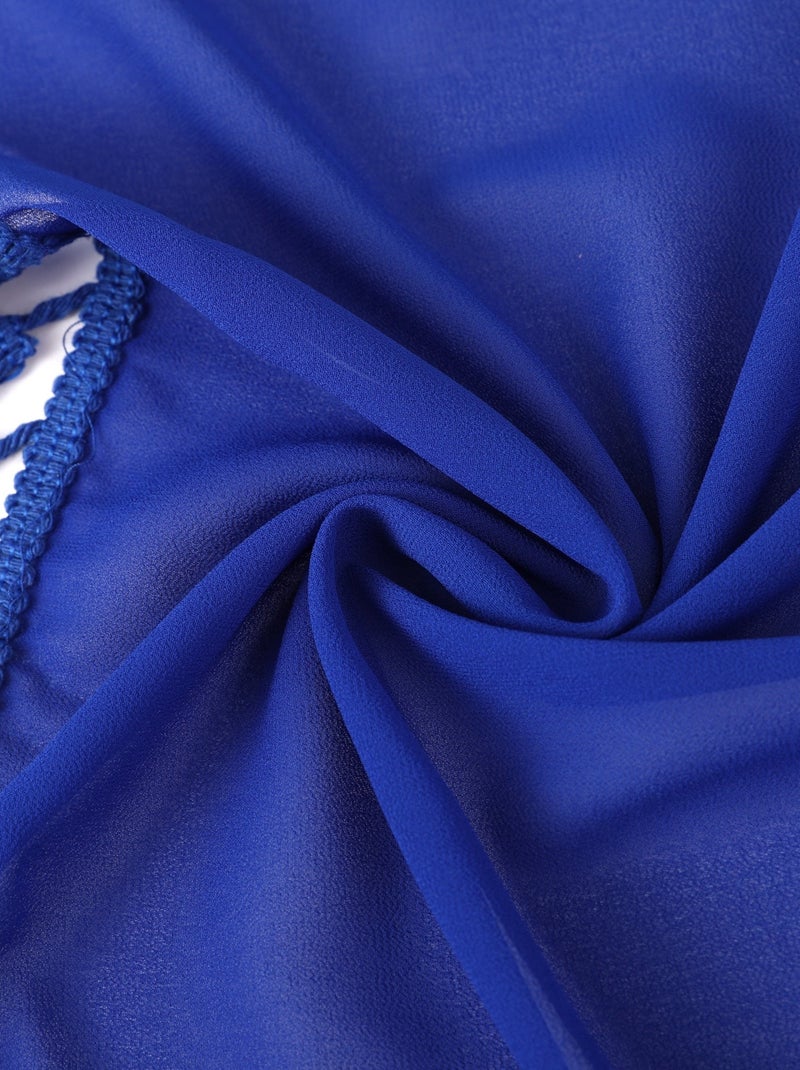 Pareo de playa FLECOS Azul marino - Kiabi