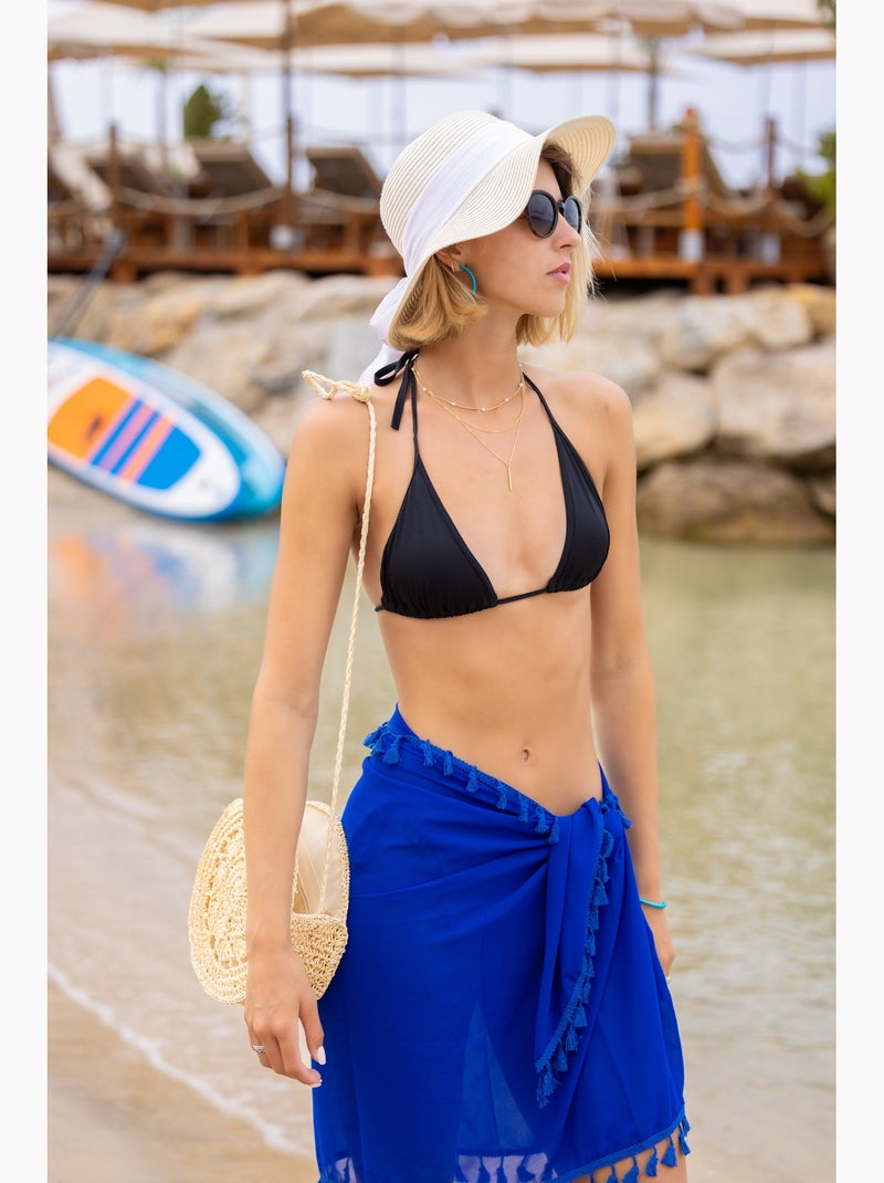 Pareo de playa FLECOS Azul marino - Kiabi