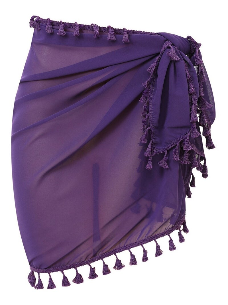 Pareo de playa FLECOS Violeta - Kiabi