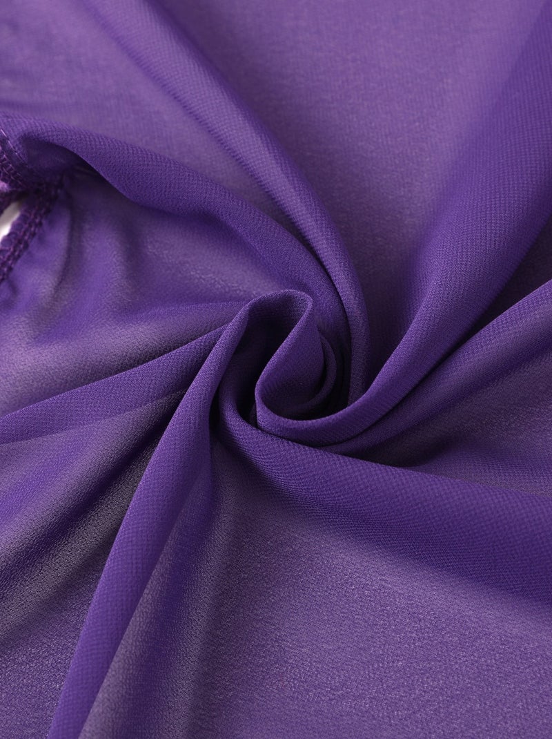 Pareo de playa FLECOS Violeta - Kiabi