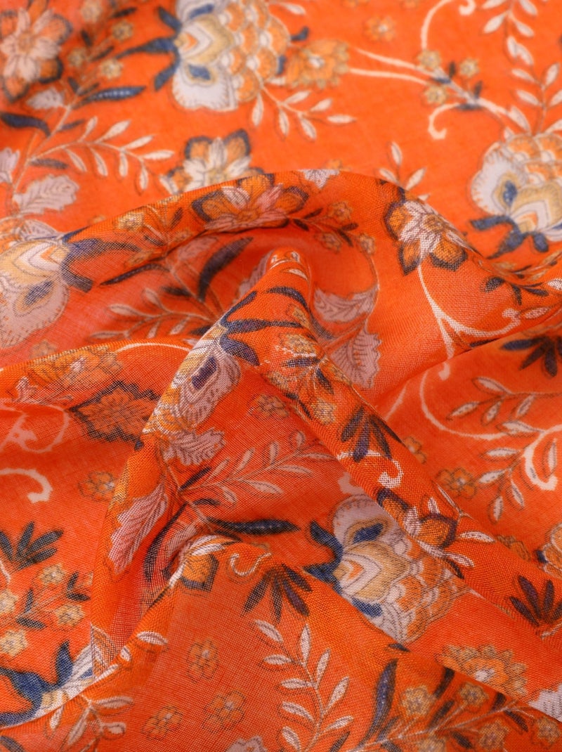 Pareo de playa GIORDANA Naranja - Kiabi