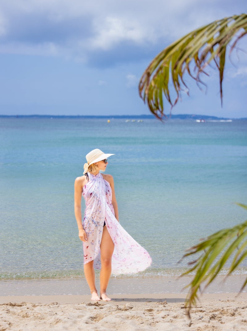 Pareo de playa GISELLA Rosa - Kiabi