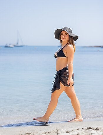 Pareo de playa liso