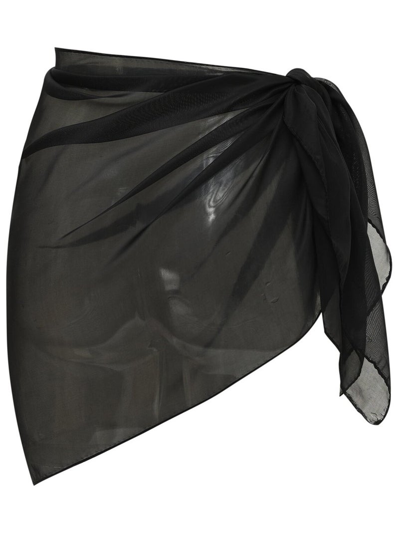 Pareo de playa liso Negro - Kiabi