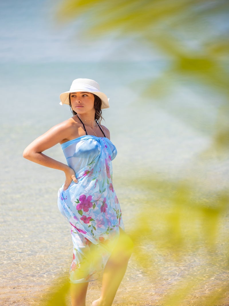 Pareo de playa NATALIA Azul - Kiabi