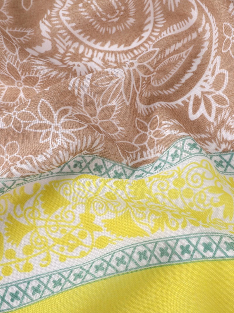 Pareo de playa NICOLETTA Amarillo - Kiabi