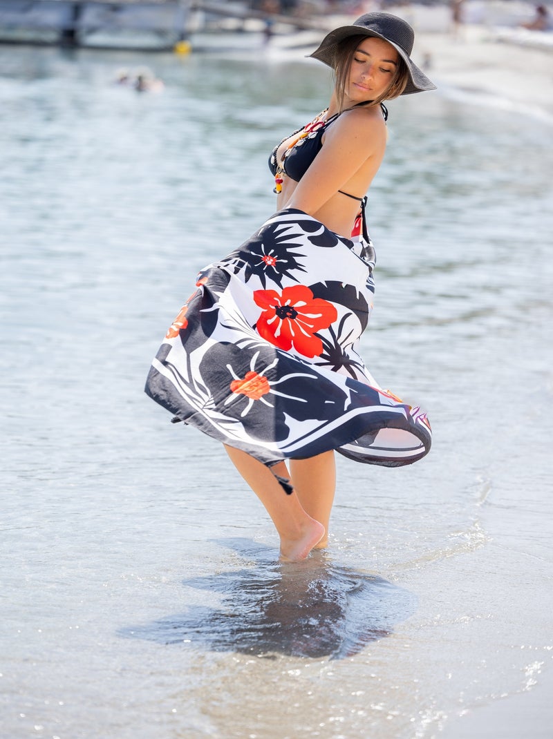 Pareo de playa RITA Blanco - Kiabi