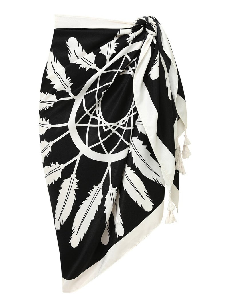 Pareo de playa ZOEA Negro - Kiabi