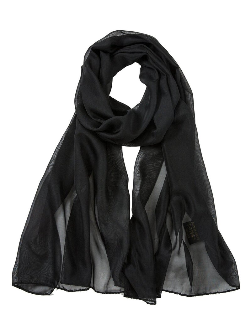 Pareo de Seda Black Marina Negro - Kiabi