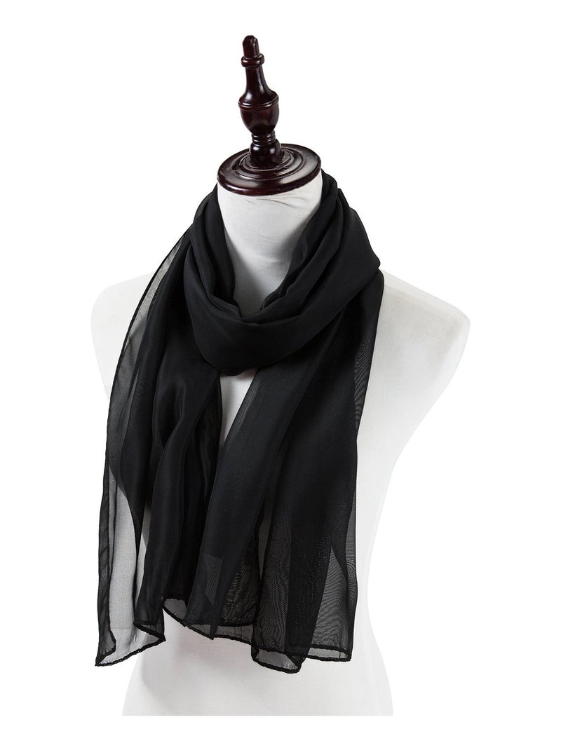 Pareo de Seda Black Marina Negro - Kiabi