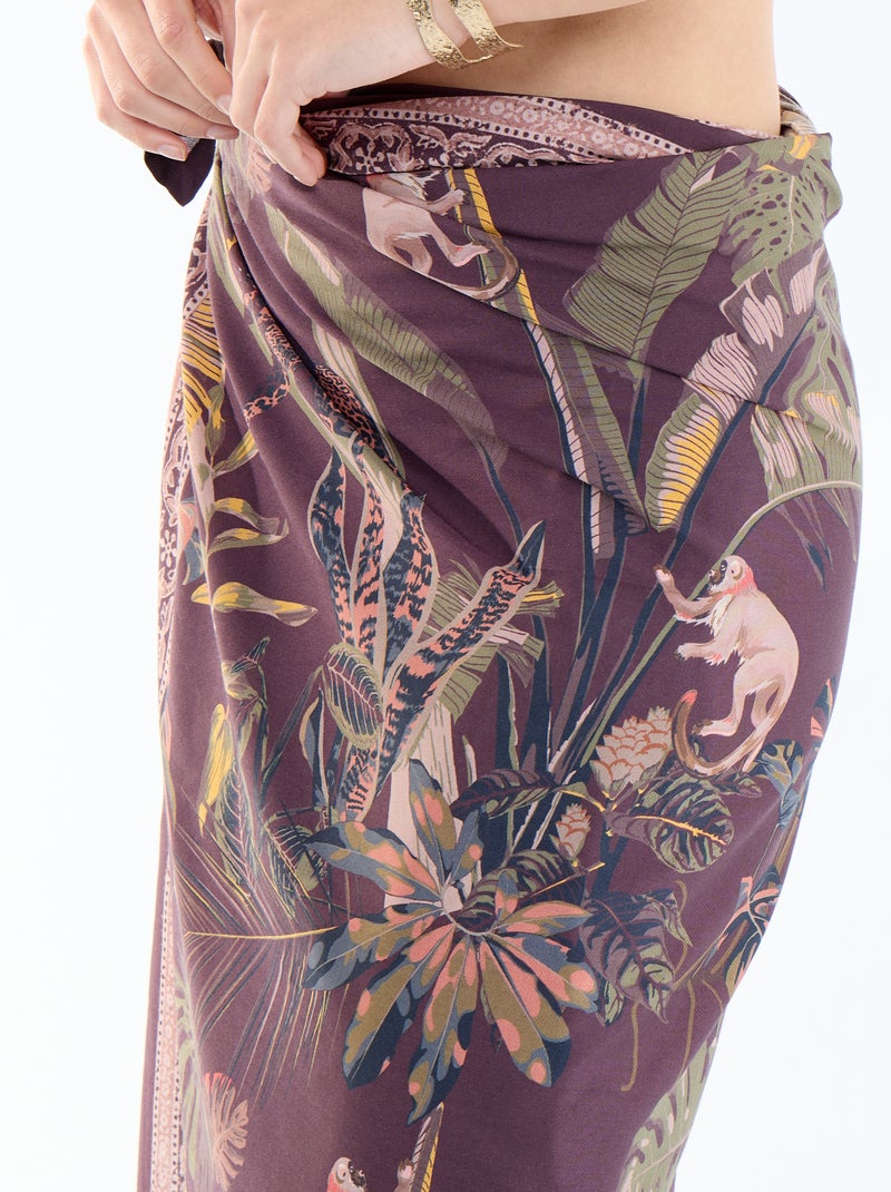 Pareo estampado Rojo - Kiabi